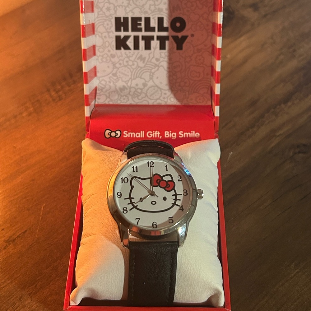 Hello Kitty Watch with Brown and Black Strap - Picture 3 of 10